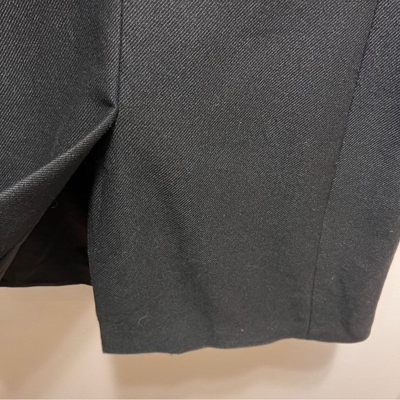 D&G Dolce & Gabbana Black Mohair Blend Trench Coat Size 46 - Picture 11 of 15